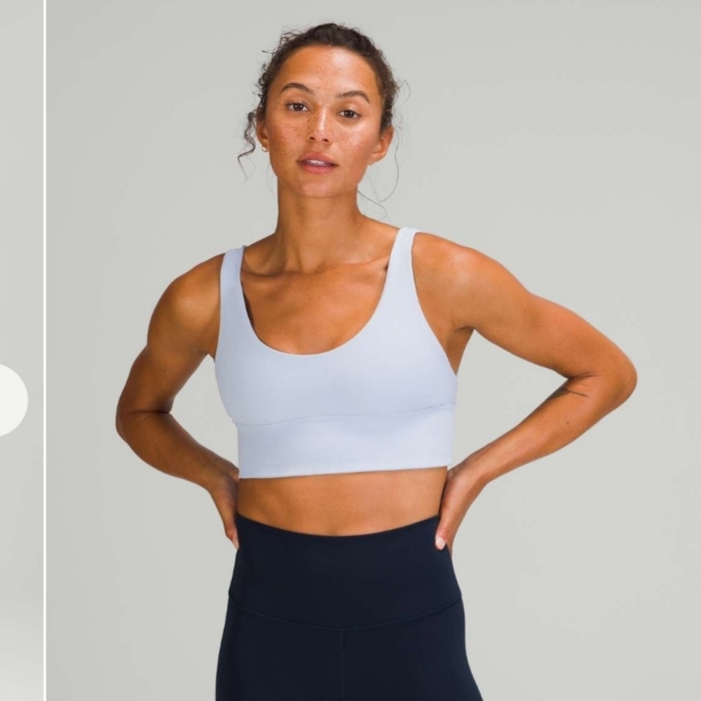 Lululemon Align Reversible Bra *Light Support, A/B Cup Blue Linen‎